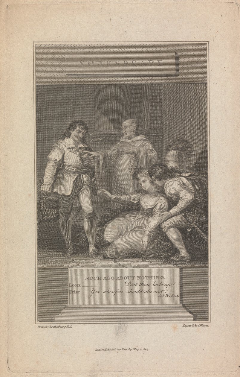 Mye mas... Akt IV, Sc. 1 av Charles Warren