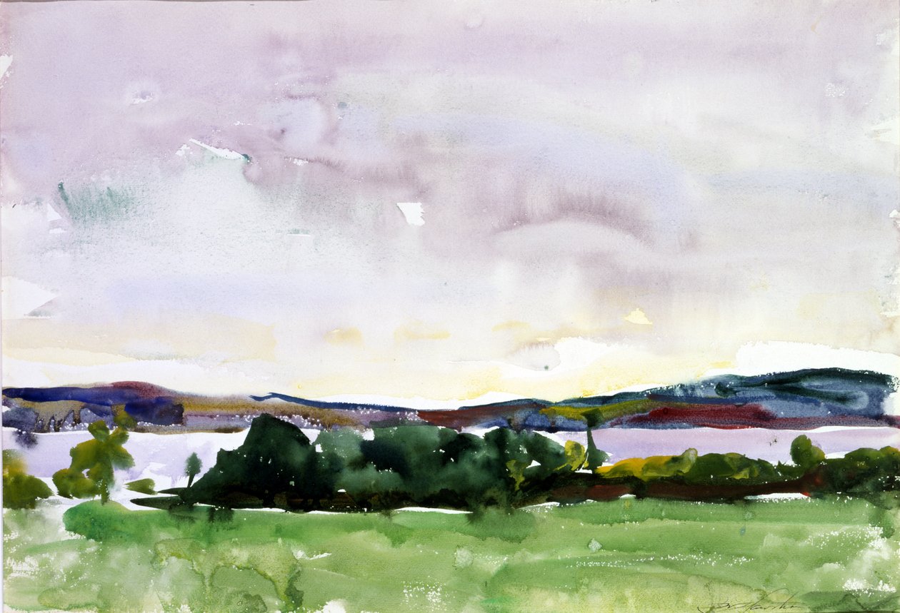 New Hampshire Lake--Raymond, 1927. av Charles Webster Hawthorne