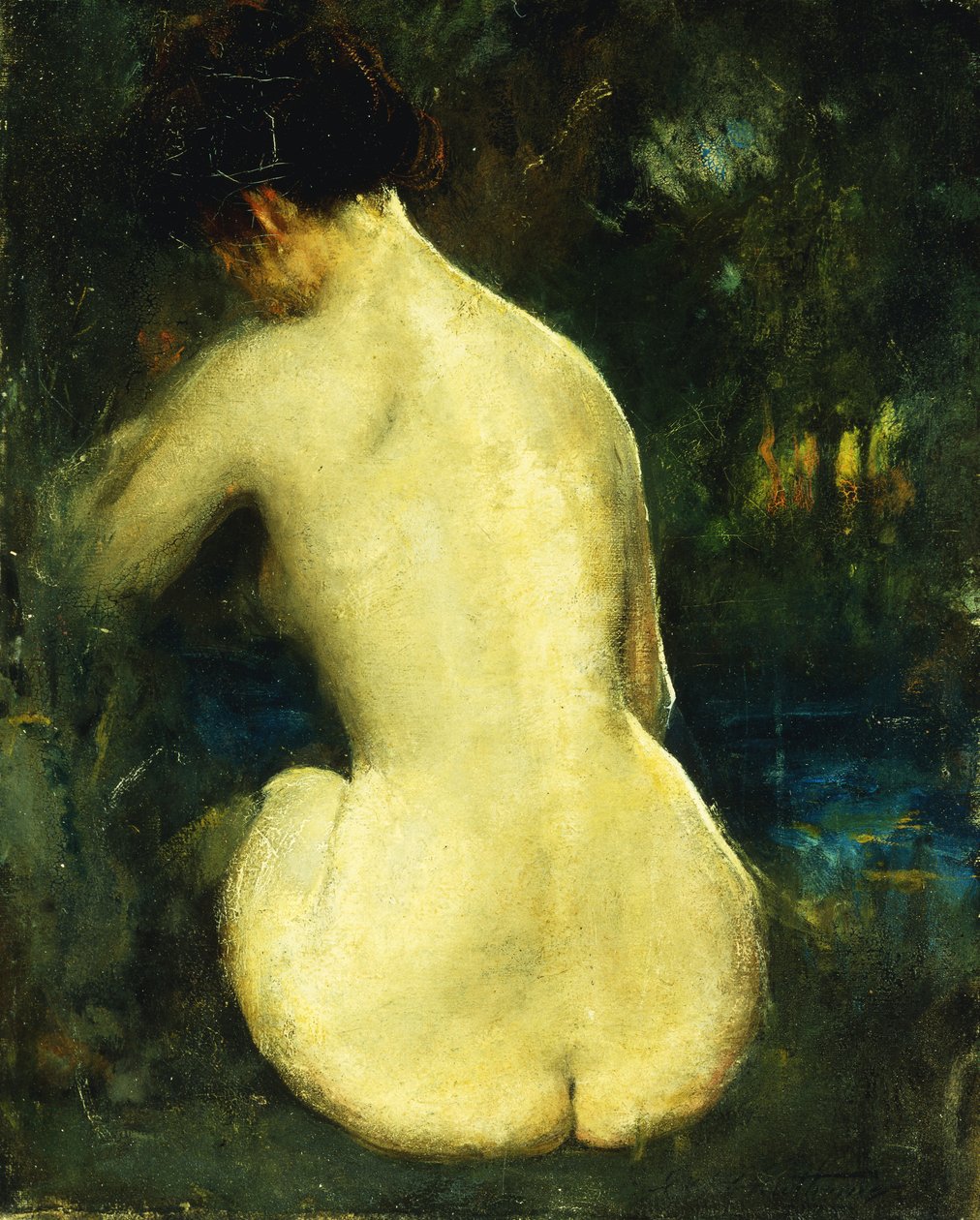 Naken av Charles Webster Hawthorne