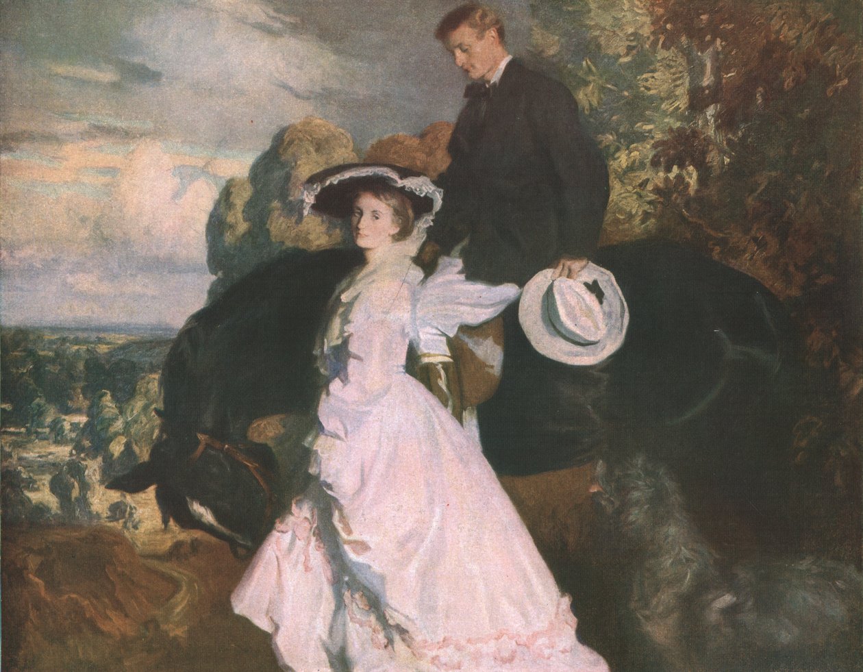 The Return from the Ride, 1902, c1930. av Charles Wellington Furse