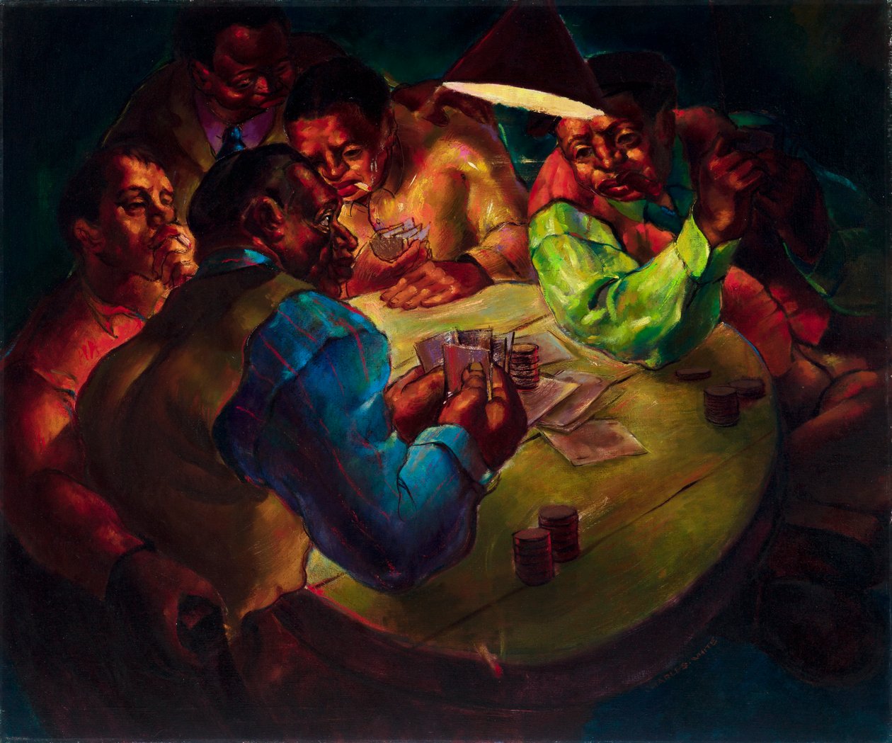 Kortspillere av Charles White