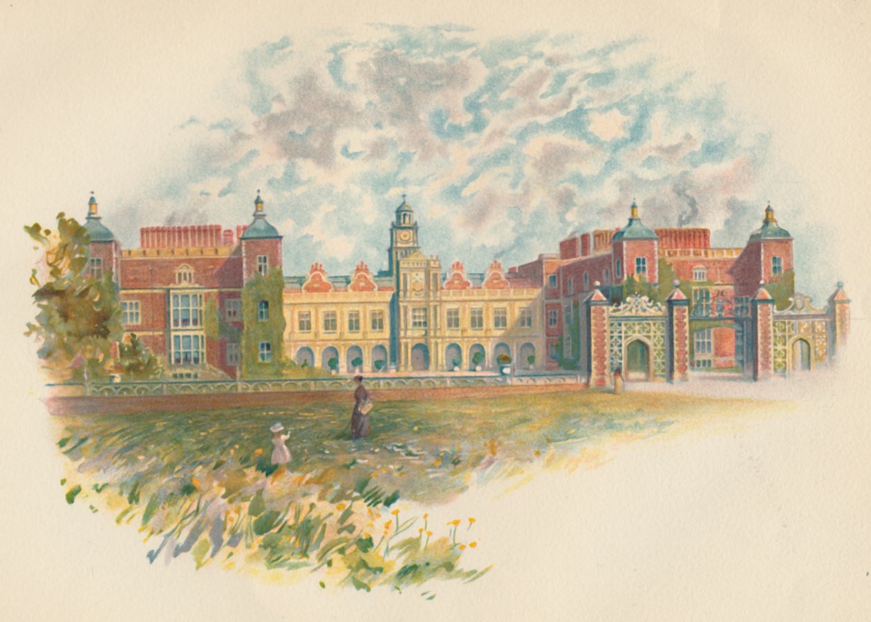 Hatfield House, Hertfordshire - South Front, c1890 av Charles Wilkinson