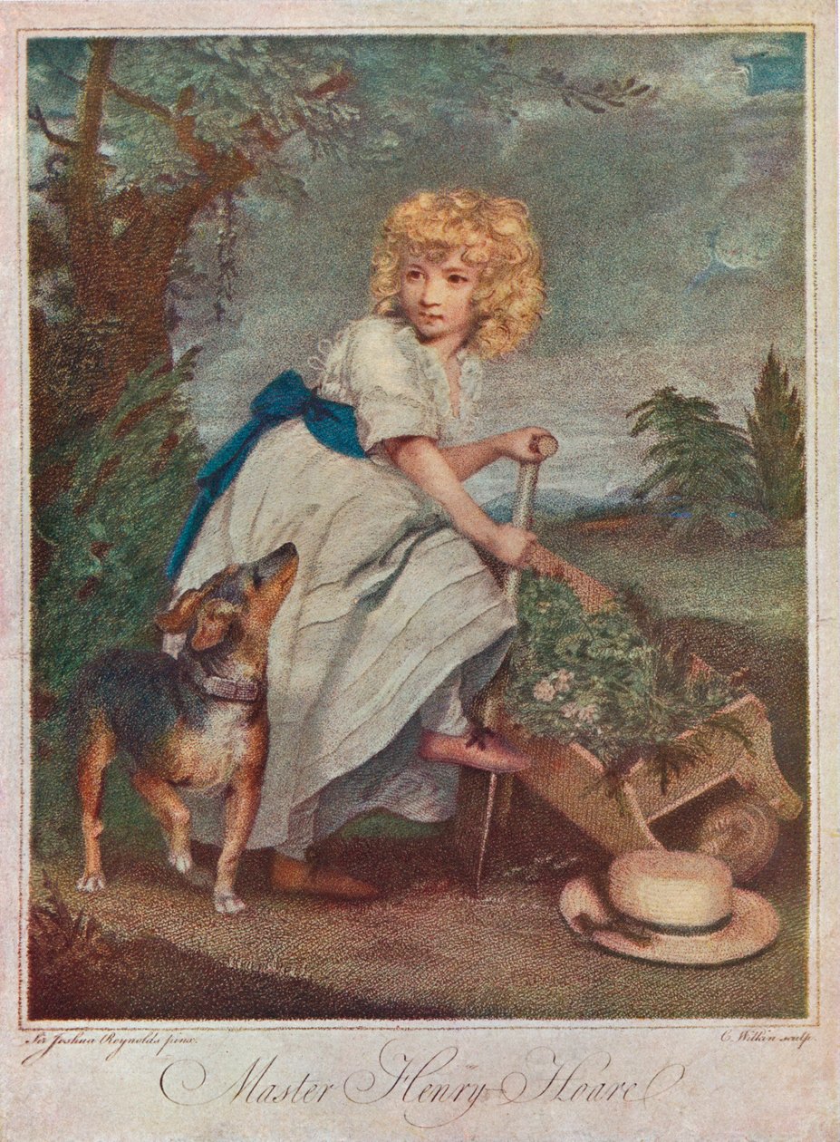 Mester Henry Hoare 1784-1836, som gutt, hagearbeid, 1883 1906 av Charles Wilkinson