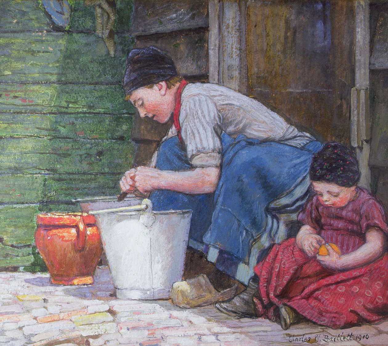 Et solfylt hjørne i Holland av Charles William Bartlett