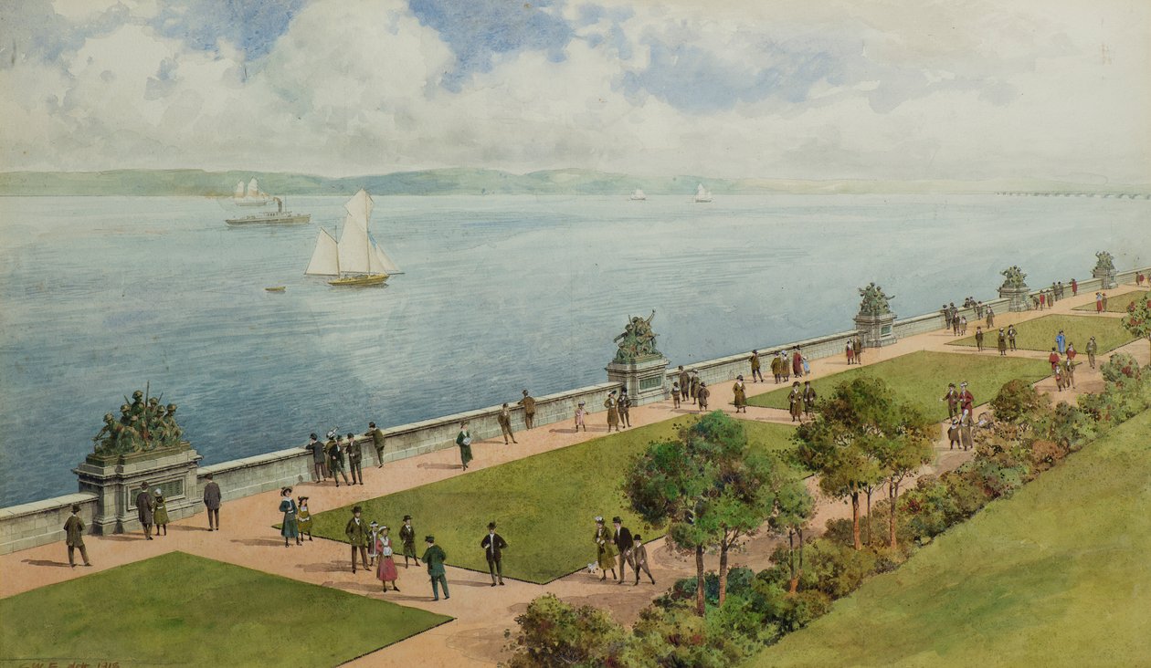 Artist's Project for Riverside Drive, Dundee av Charles William English