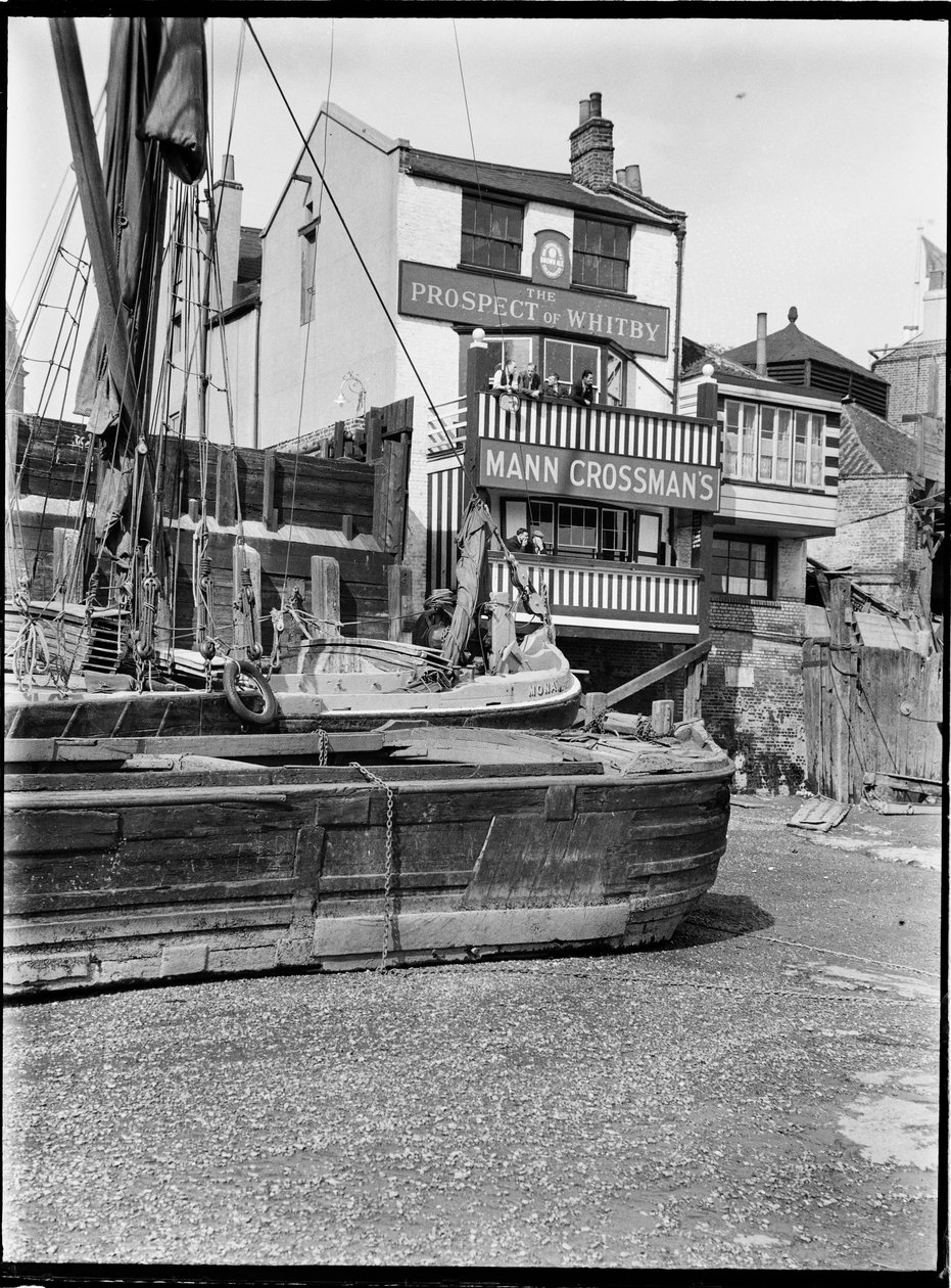 Prospect of Whitby, Wapping Wall, Wapping, Tower Hamlets, Greater London Authority, 1930-tallet. av Charles William Prickett