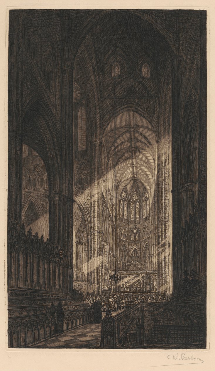 Westminster Abbey av Charles William Sherborn