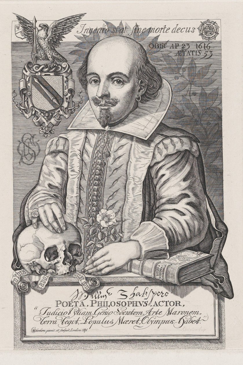 William Shakespeare, 1876. av Charles William Sherborn