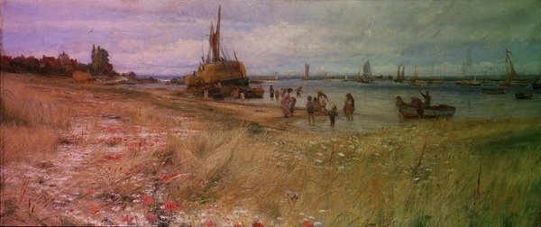 Kystscene av Charles William Wyllie