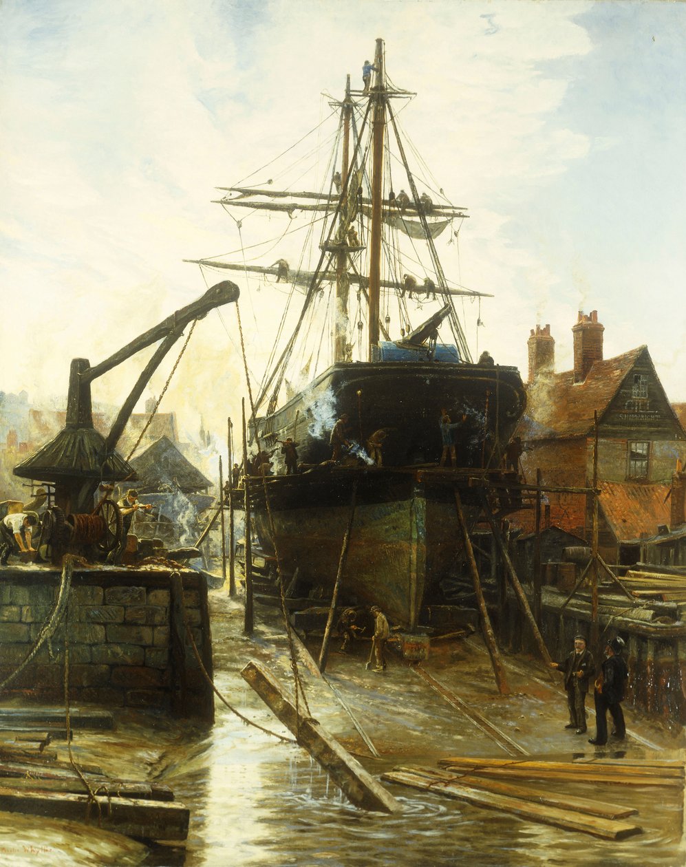 Hjem fra Brasil av Charles William Wyllie