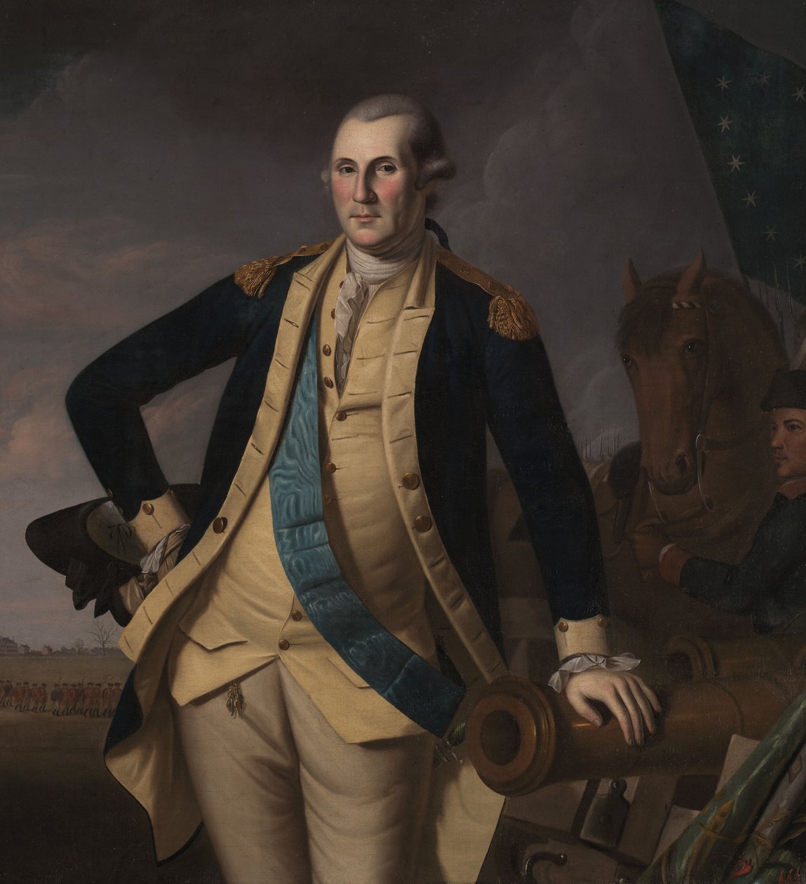 George Washington i slaget ved Princeton, ca. 1779 (olje på lerret) av Charles Willson (and workshop) Peale