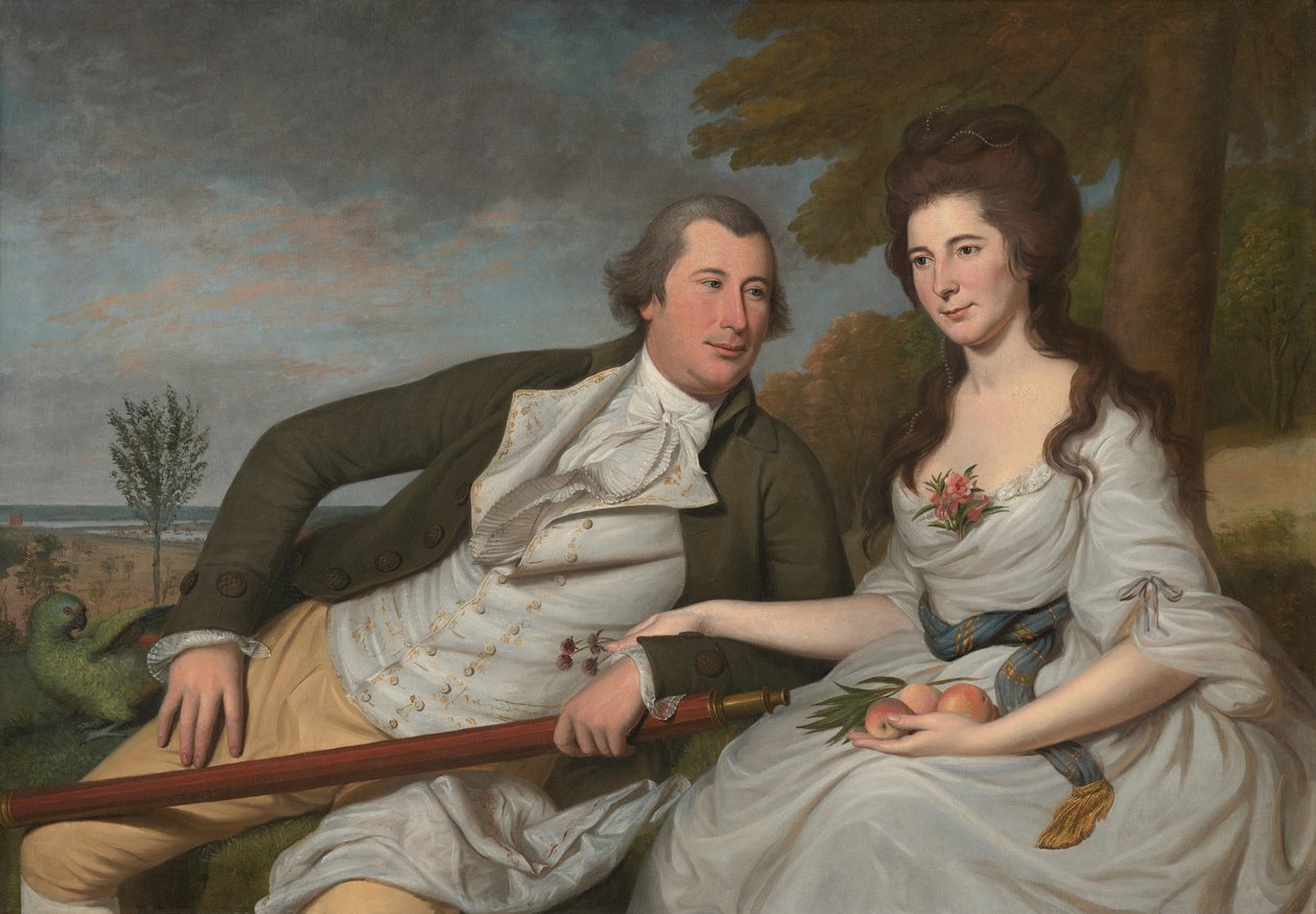 Benjamin og Eleanor Ridgely Laming av Charles Willson Peale
