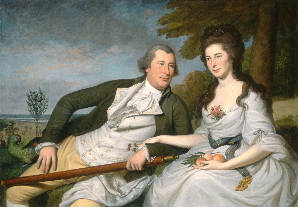 Benjamin og Eleanor Ridgely Laming, 1788. av Charles Willson Peale