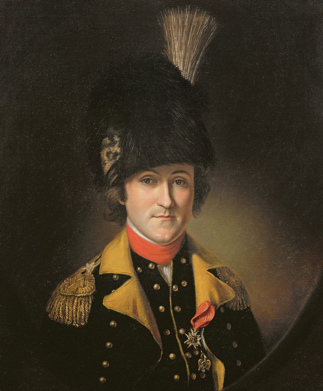 Charles Armand Tretin (1751-93) markis av Rouerie av Charles Willson Peale