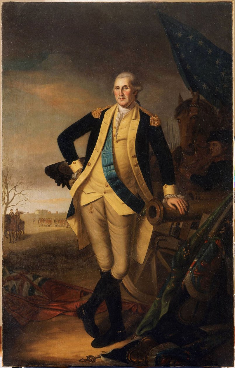 George Washington etter slaget ved Princeton av Charles Willson Peale