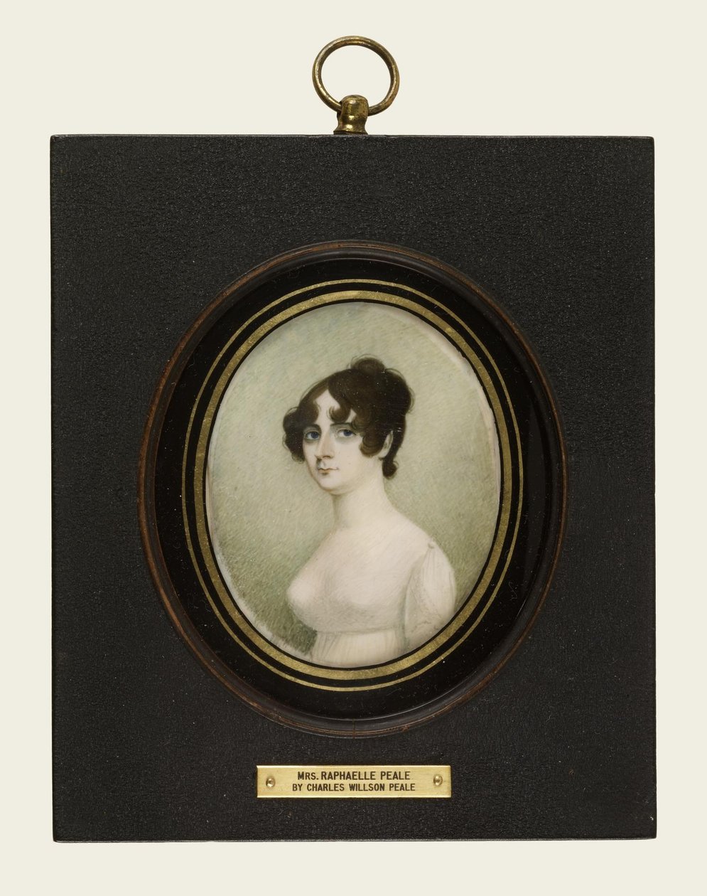 Portrett av fru Raphaelle Peale (Margaret McGlathery Peale) (?) av Charles Willson Peale