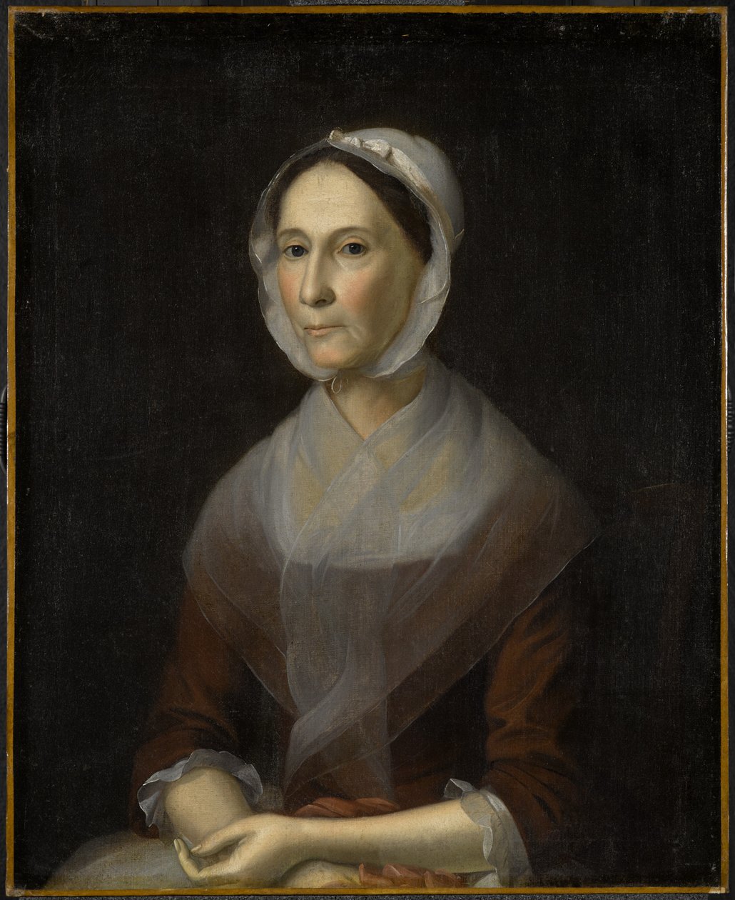 Portrett av fru William Strachan, ca. 1770-1772 av Charles Willson Peale