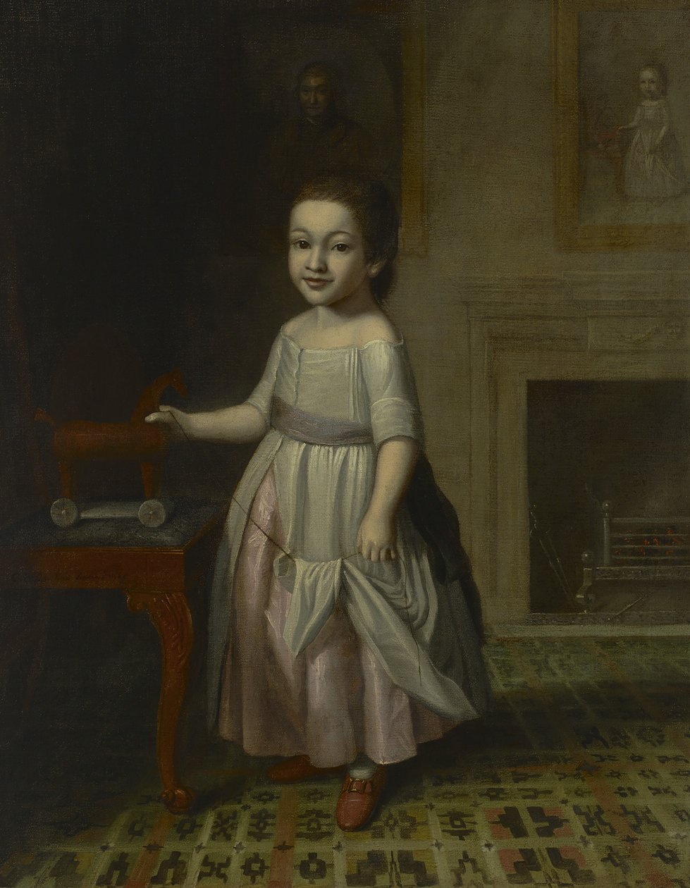 Portrett av en gutt med en lekehest, 1768 av Charles Willson Peale