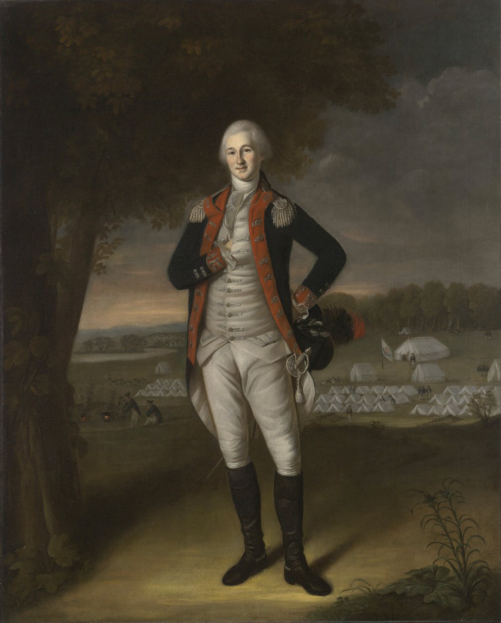Walter Stewart, 1781 av Charles Willson Peale