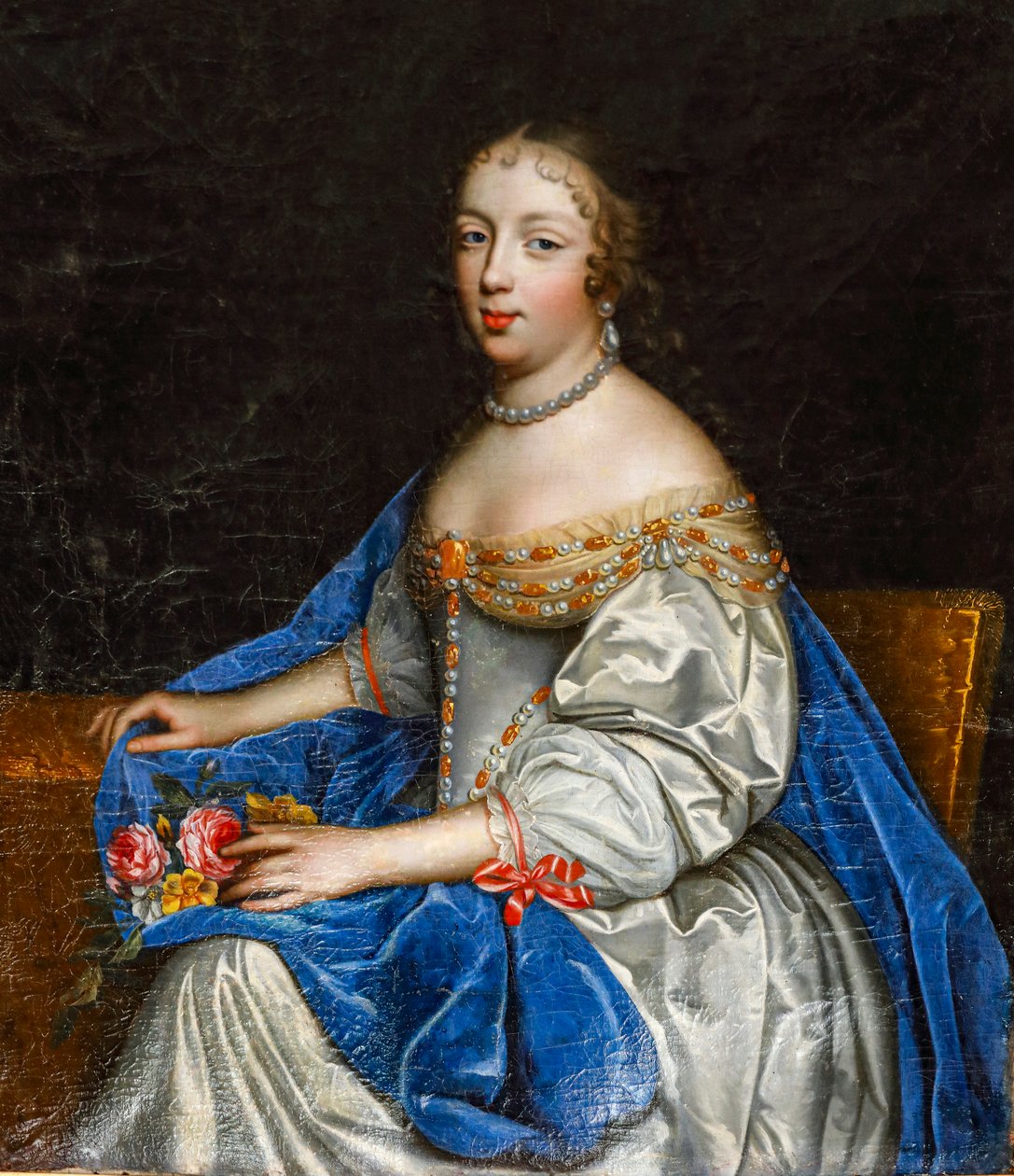 Portrett av Louise-Antoinette de la Chatre. Olje på lerret. av Charles and Henri Beaubrun