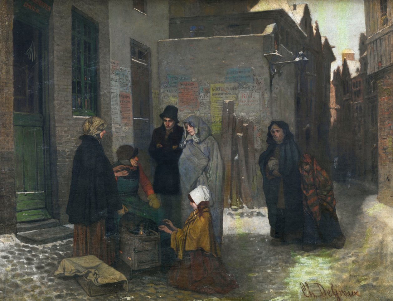 Kaffebrenneren av Charles de (1825 70) Groux