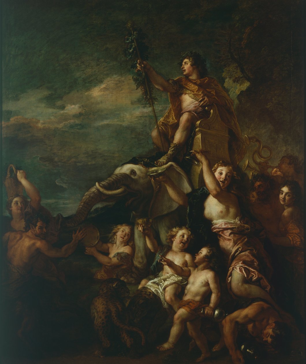 The Triumph of Bacchus, av Charles de la Fosse (1636-1716) av Charles de Lafosse