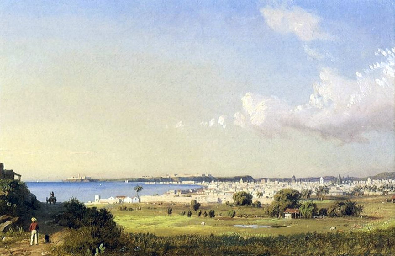 Havana Bay, Cuba. ca. 1854-61 av Charles de Wolfe Brownell