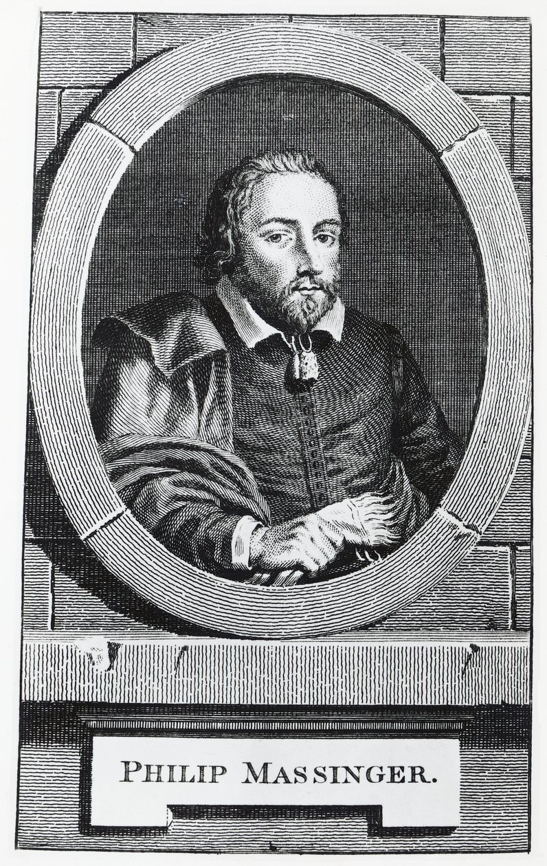 Portrett av Philip Massinger (Salisbury av Charles the Elder Grignion