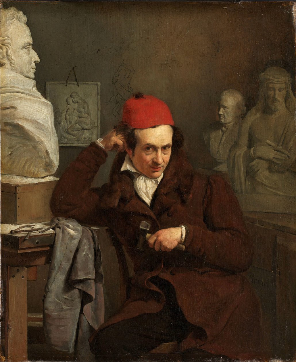 Portrett av Louis Royer Portrett av Louis Royer (1793-1868). Skulptør av Charles van Beveren