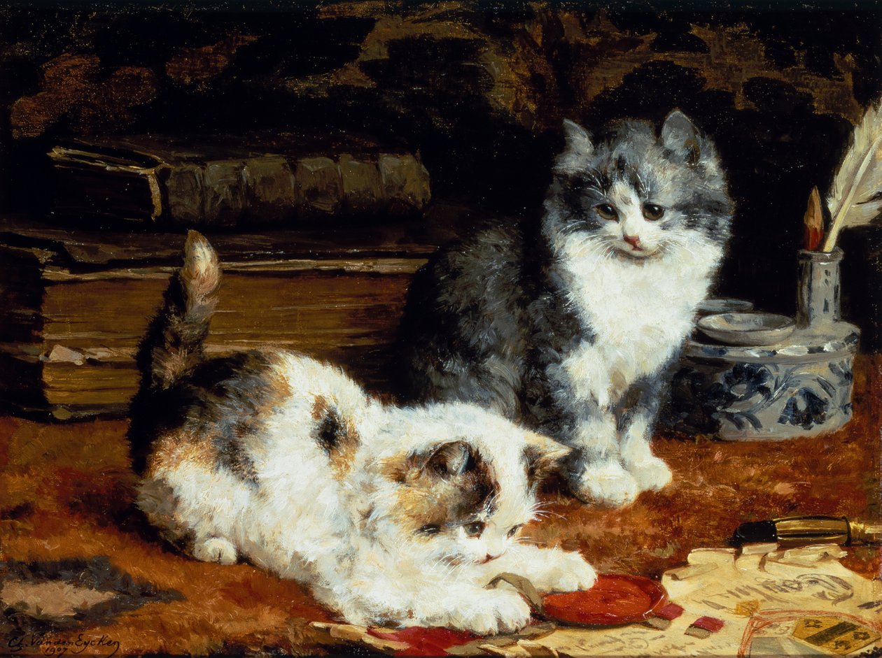 Signert og forseglet av Charles van den Eycken
