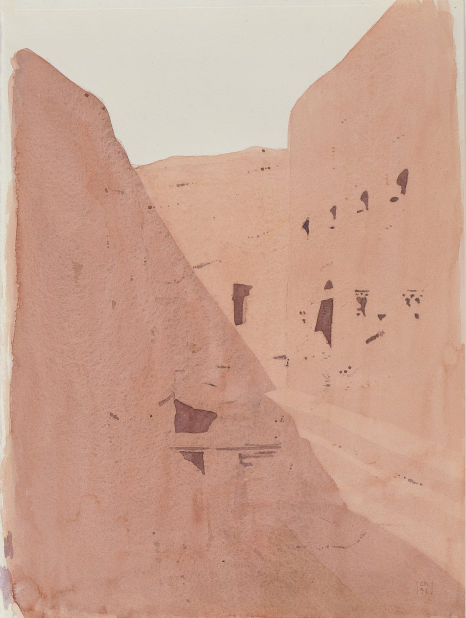 Golgata, Lalibela, Etiopia, 1996 (wc på papir) av Charlie Millar