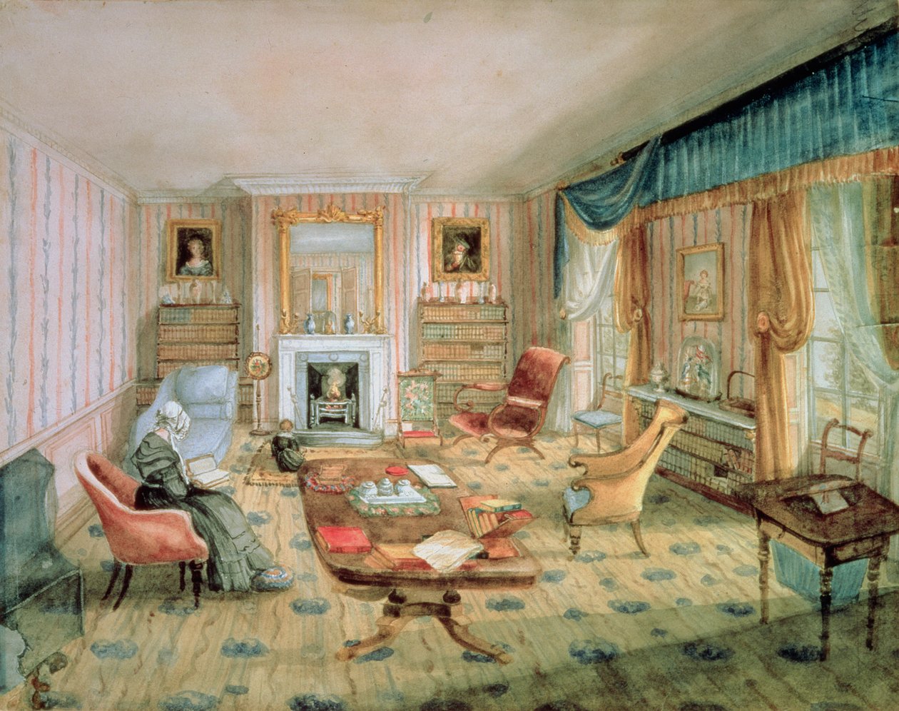 The Drawing Room, White Barnes, f.55 fra et 