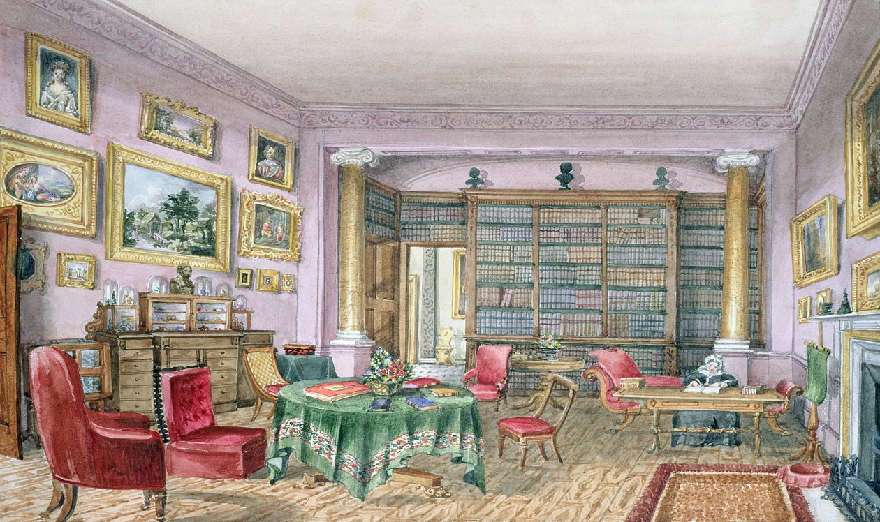 Bibliotek, Vinters, f.16 fra et 