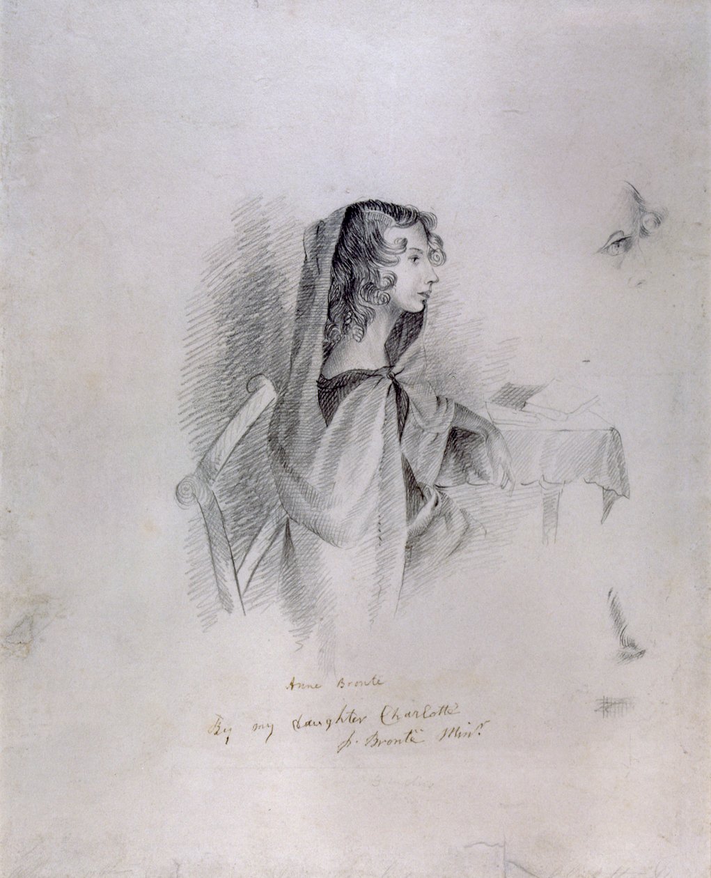 Anne Bronte (1820-49), 1833 av Charlotte Bronte