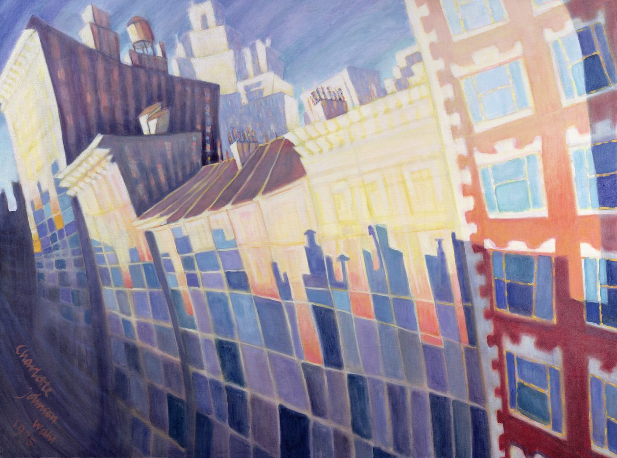 Sunset, Waverly Place, New York City, 1995 av Charlotte Johnson Wahl