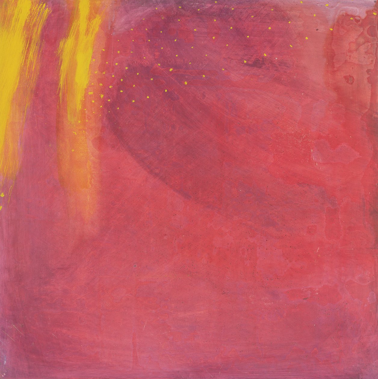 Purple Moon, 1997 (olje og glasur på gesso-brett) av Charlotte Johnstone