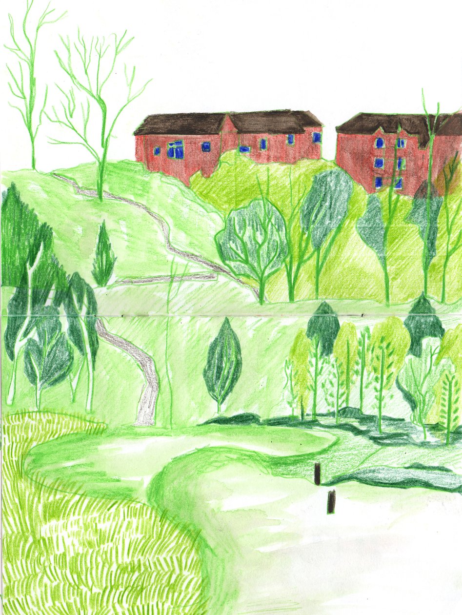 Golfbane, 2021 av Charlotte Orr