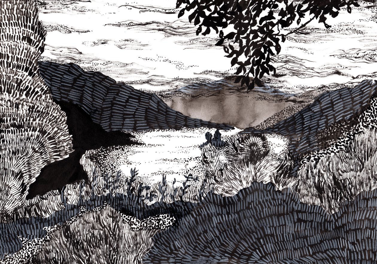 Misty Landscape, 2020 av Charlotte Orr