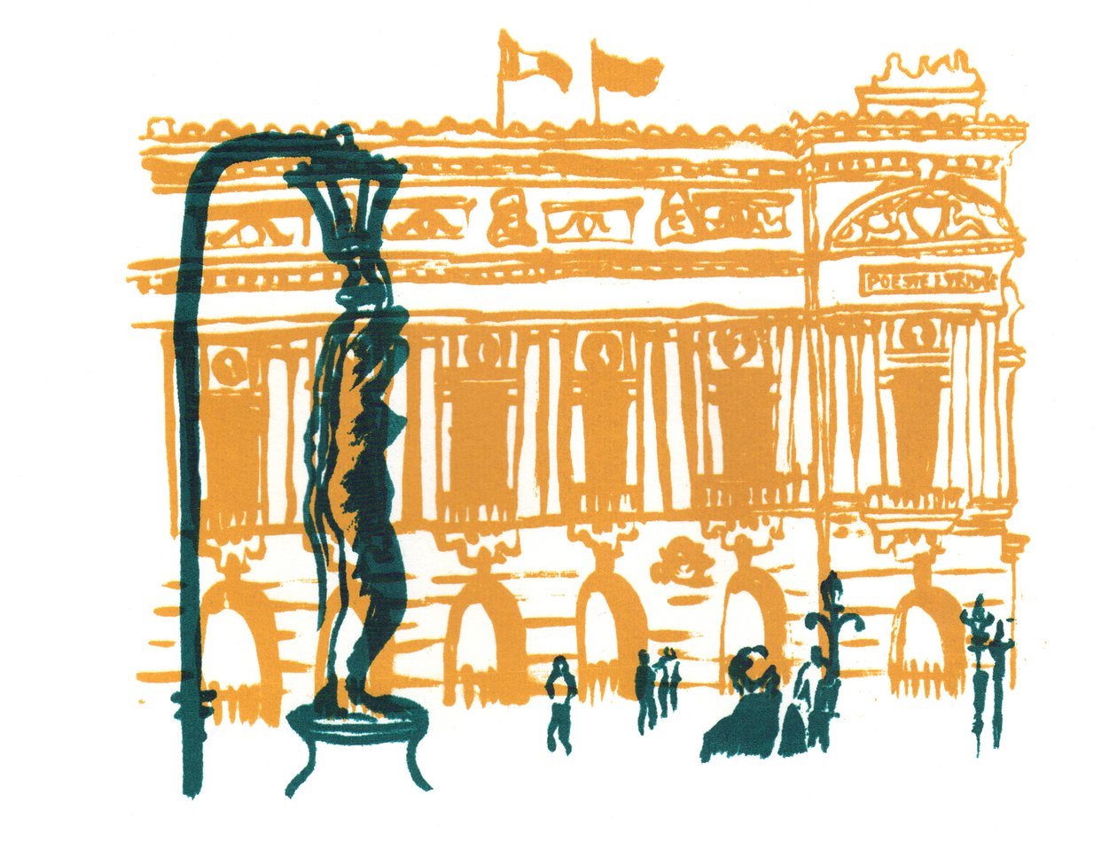 Paris Opera House, 2014 (skjermtrykk) av Charlotte Orr