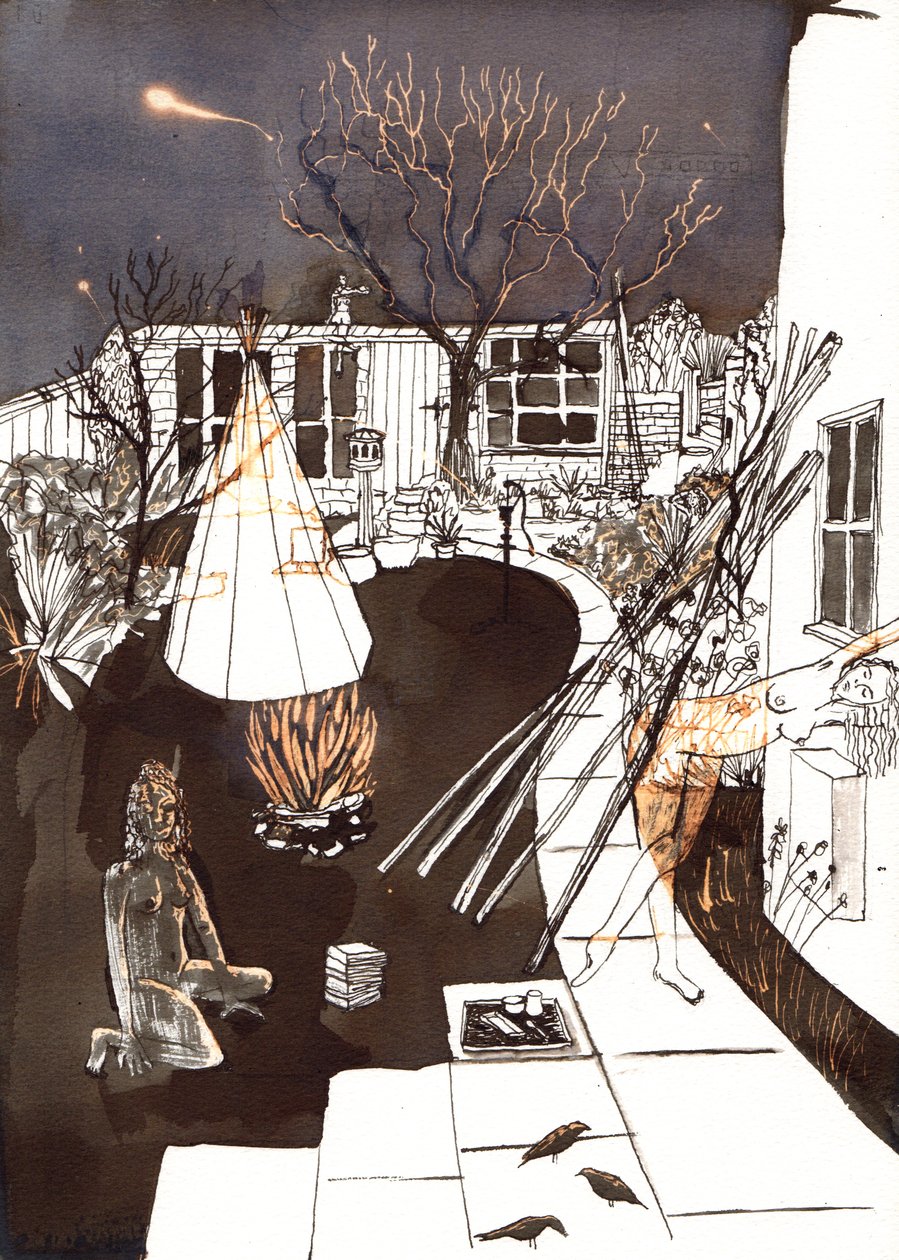 Pixies in the Garden, 2021 av Charlotte Orr