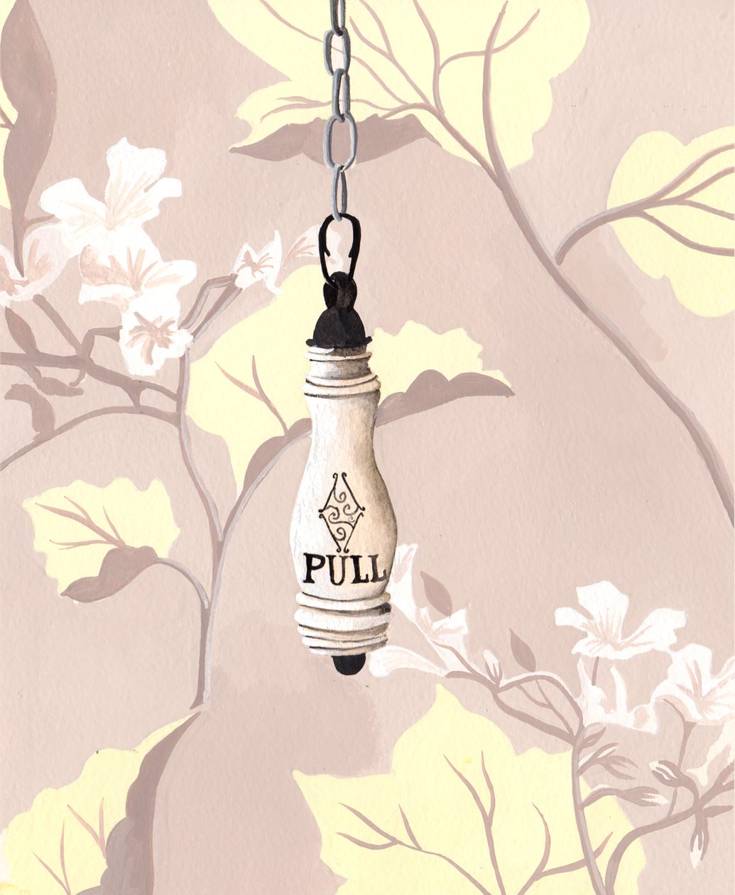 Pull, 2014 (gouache) av Charlotte Orr