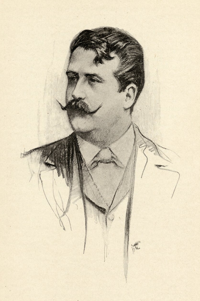 Ruggero Leoncavallo (1857-1919) illustrasjon fra 