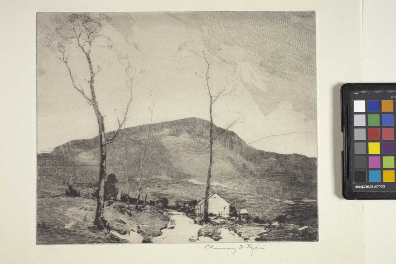 House In The Hills (blekk) av Chauncey Foster Ryder