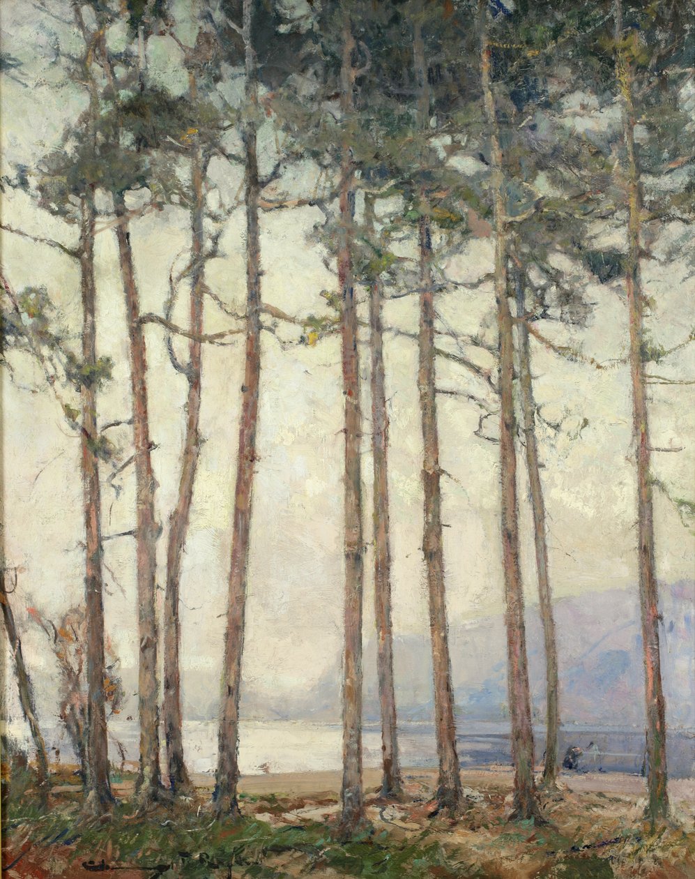Phantom Lake (olje) av Chauncey Foster Ryder