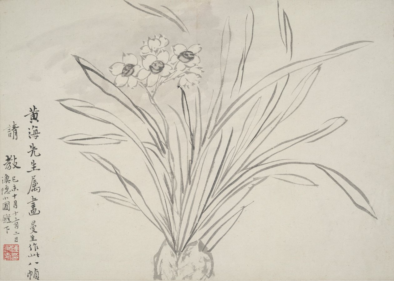 Album av blomster av Chen Hongshou