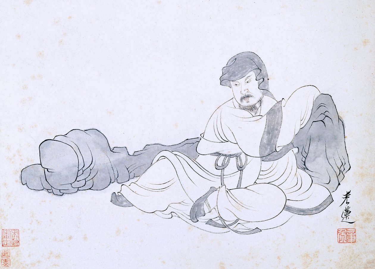 Scene fra en eremitts liv av Chen Hongshou