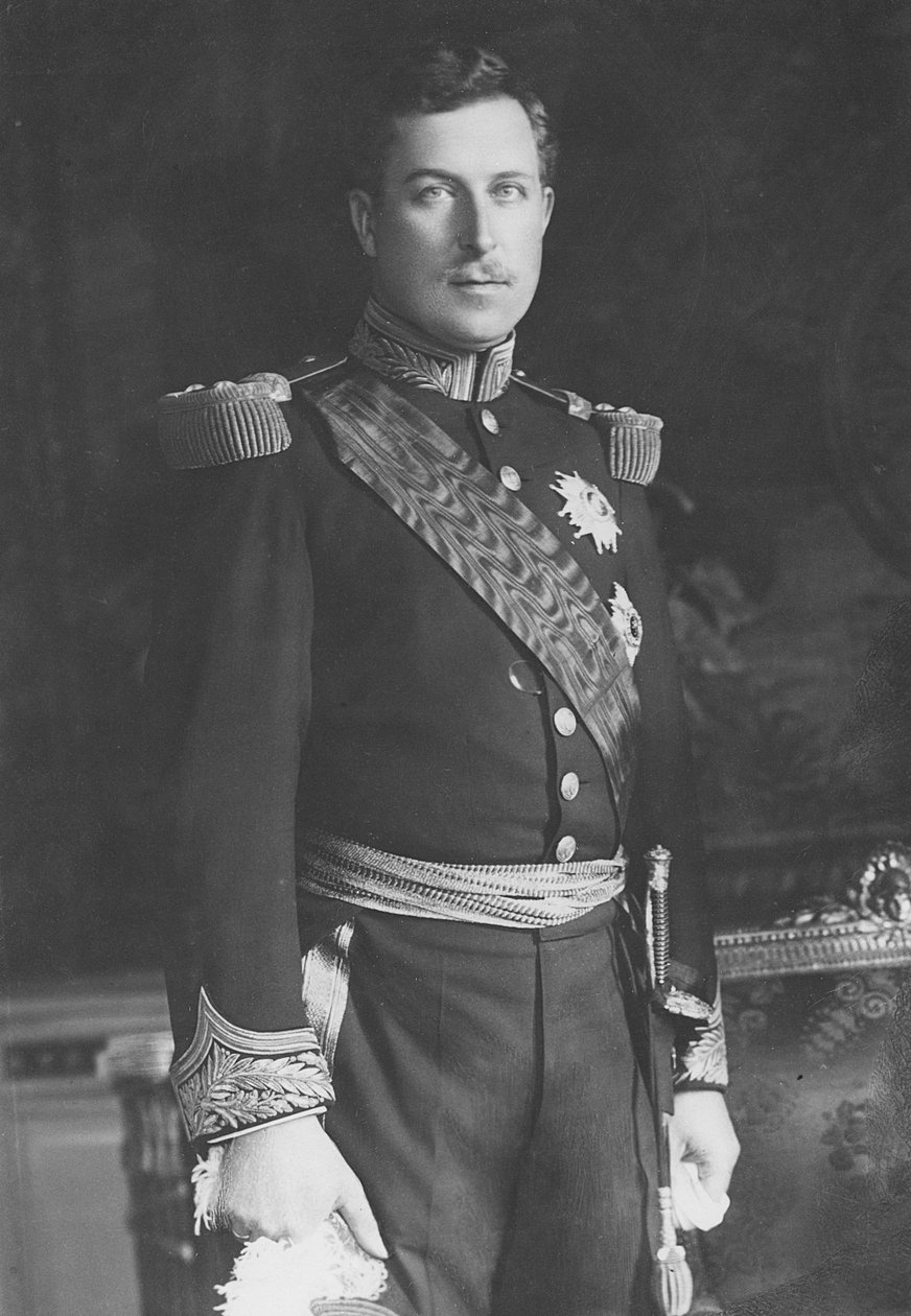 Albert I, konge av Belgia (bw-bilde) av Cheri Rousseau