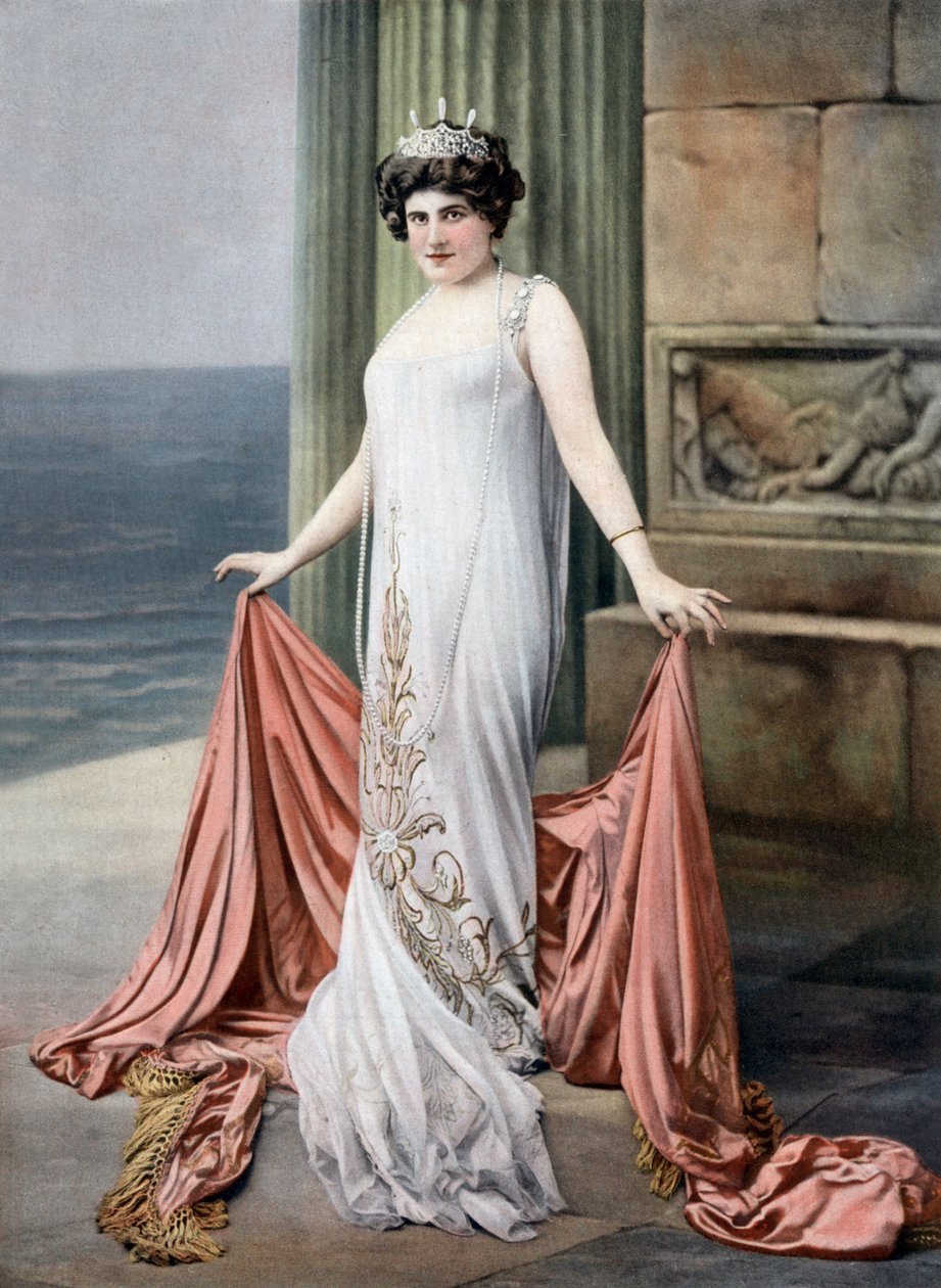 Den franske sopranen Zina Brozia som thaier i operaen "Thais", foto Cheri Rousseau fra den franske avisen "Le Theatre" 11. januar av Cheri Rousseau