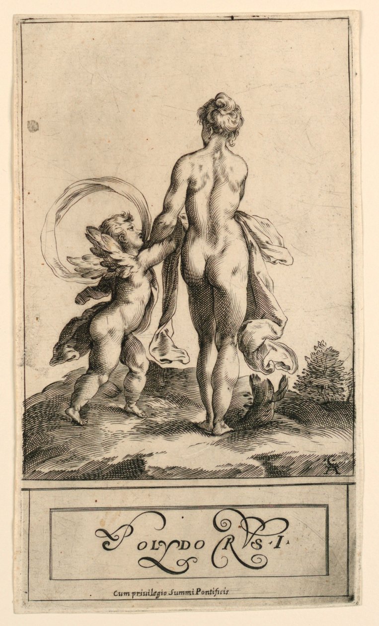 Venus og Amor av Cherubino Alberti