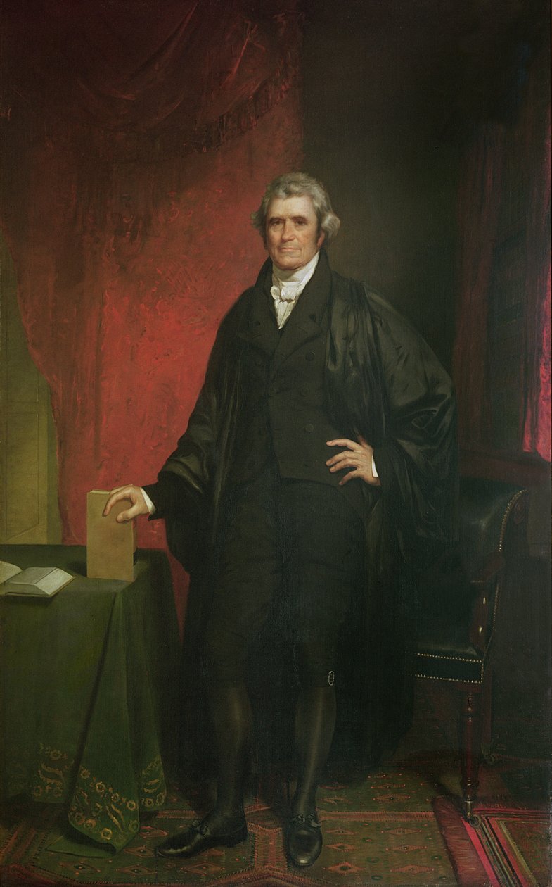 Høyesterettssjef Marshall (1755-1835) av Chester Harding